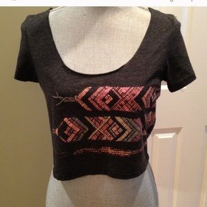 American Eagle Outfitters crop T-shirt
